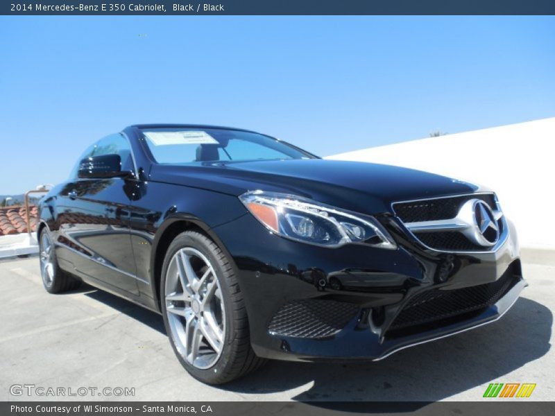 Black / Black 2014 Mercedes-Benz E 350 Cabriolet
