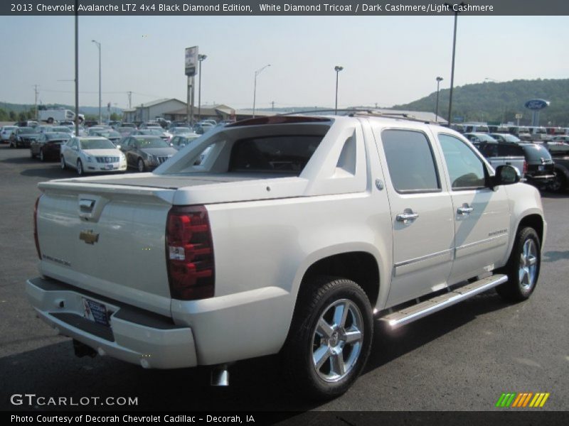 White Diamond Tricoat / Dark Cashmere/Light Cashmere 2013 Chevrolet Avalanche LTZ 4x4 Black Diamond Edition