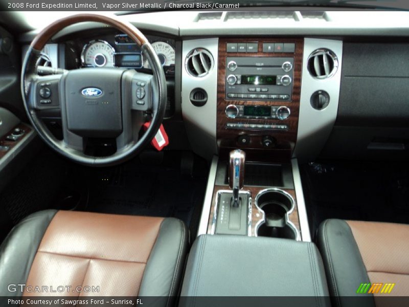 Vapor Silver Metallic / Charcoal Black/Caramel 2008 Ford Expedition Limited
