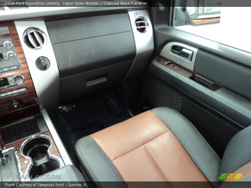 Vapor Silver Metallic / Charcoal Black/Caramel 2008 Ford Expedition Limited