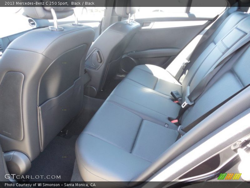 Black / Black 2013 Mercedes-Benz C 250 Sport