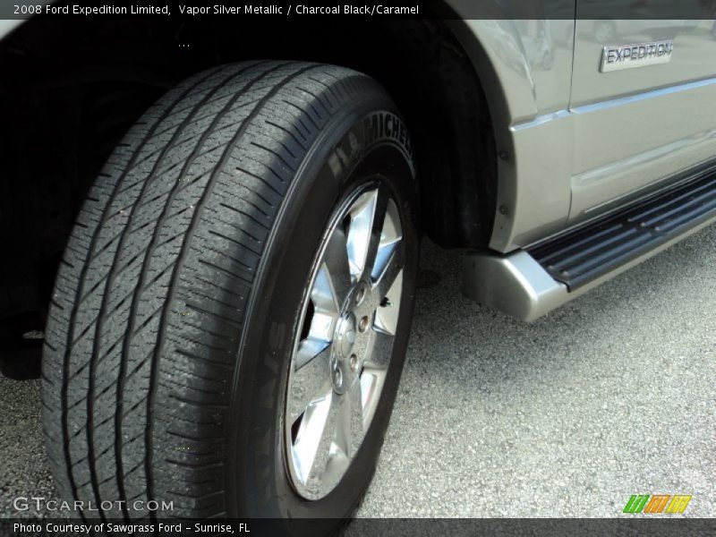 Vapor Silver Metallic / Charcoal Black/Caramel 2008 Ford Expedition Limited