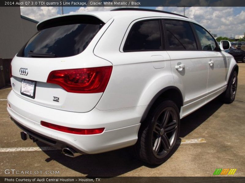 Glacier White Metallic / Black 2014 Audi Q7 3.0 TDI quattro S Line Package