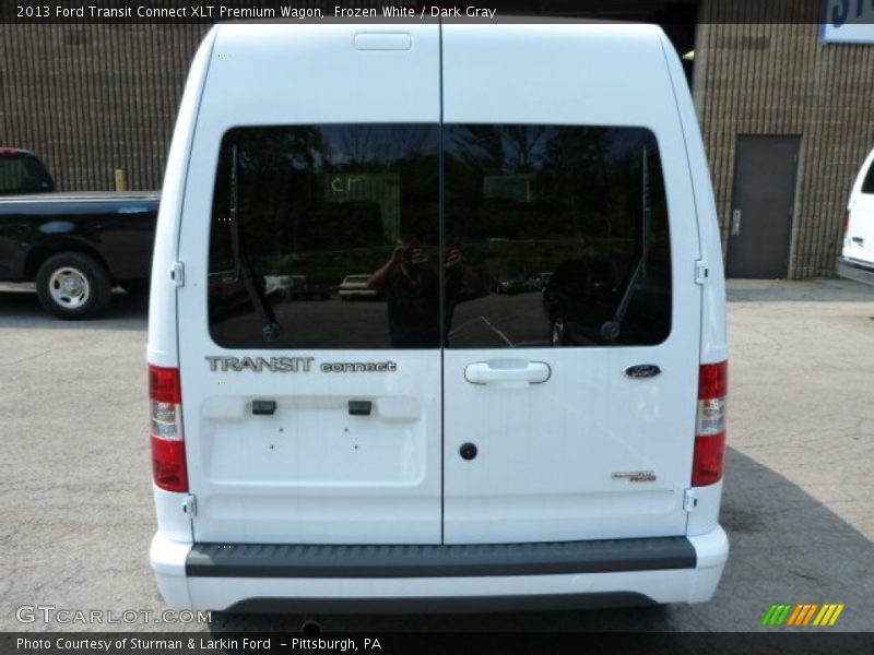 Frozen White / Dark Gray 2013 Ford Transit Connect XLT Premium Wagon