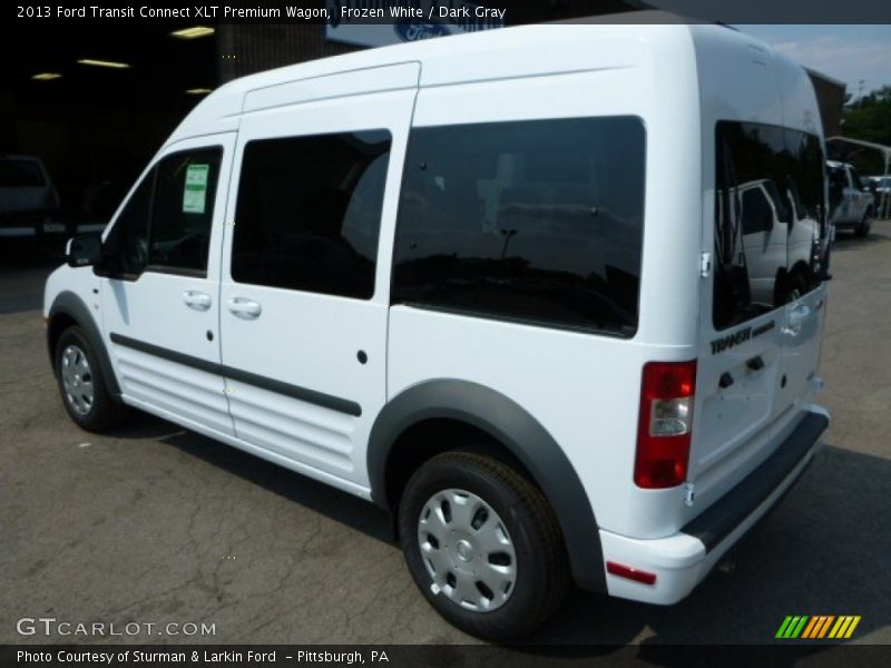 Frozen White / Dark Gray 2013 Ford Transit Connect XLT Premium Wagon