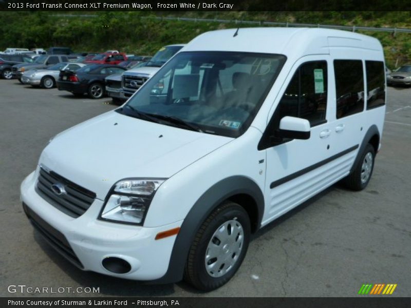 Frozen White / Dark Gray 2013 Ford Transit Connect XLT Premium Wagon