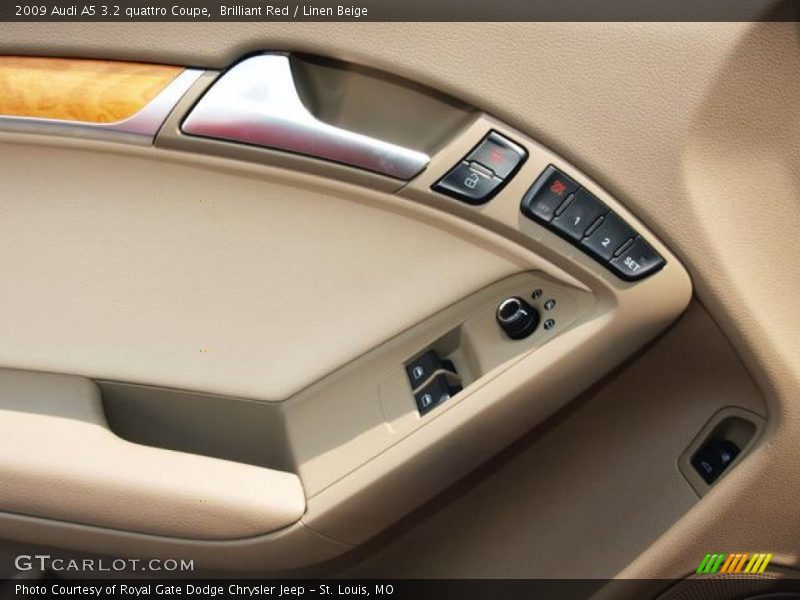 Controls of 2009 A5 3.2 quattro Coupe