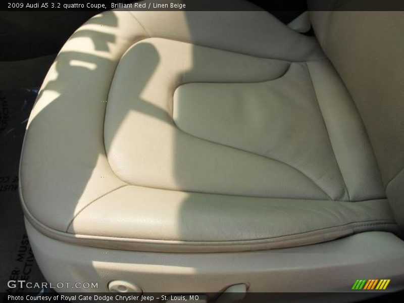Brilliant Red / Linen Beige 2009 Audi A5 3.2 quattro Coupe