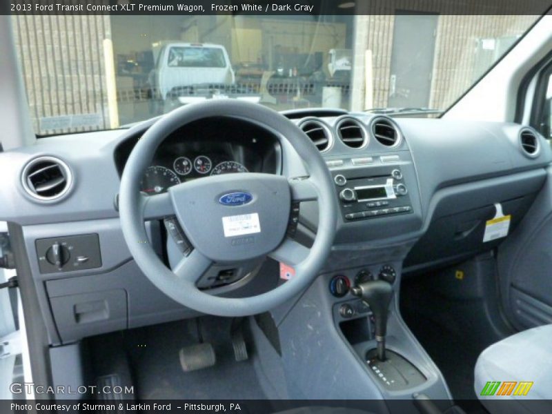 Frozen White / Dark Gray 2013 Ford Transit Connect XLT Premium Wagon