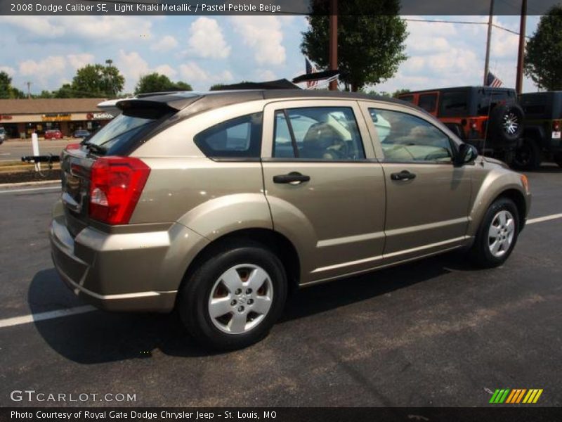 Light Khaki Metallic / Pastel Pebble Beige 2008 Dodge Caliber SE
