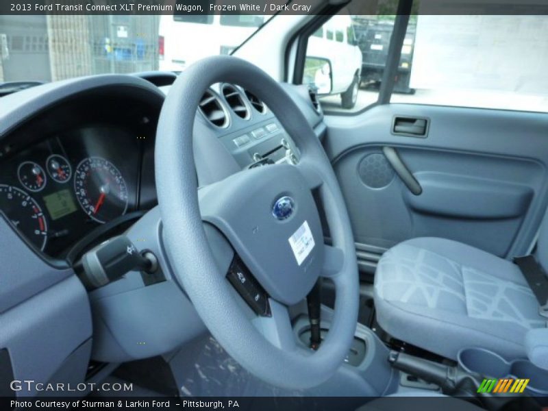 Frozen White / Dark Gray 2013 Ford Transit Connect XLT Premium Wagon