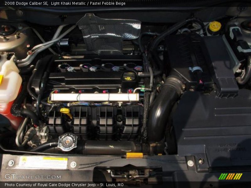 Light Khaki Metallic / Pastel Pebble Beige 2008 Dodge Caliber SE