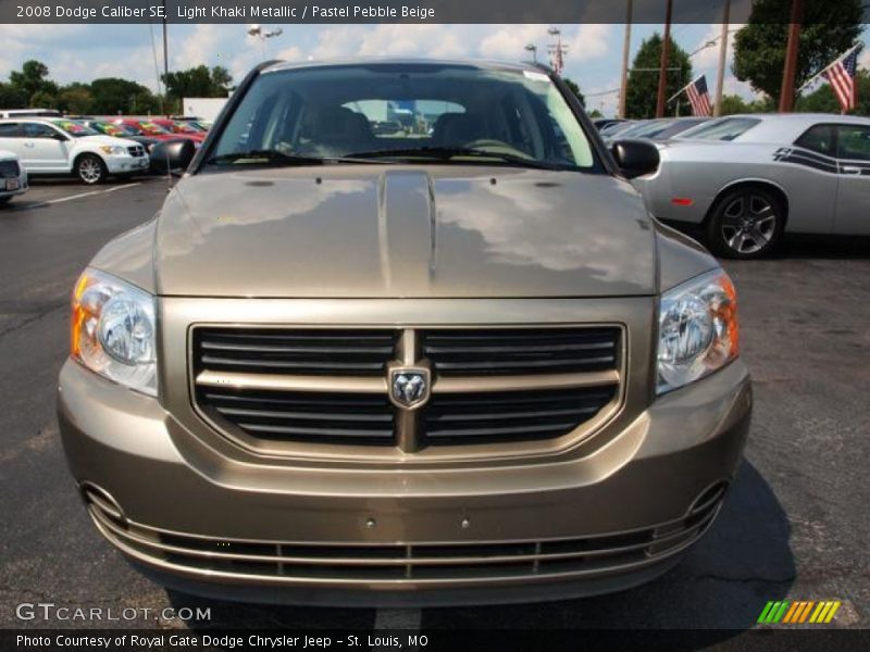 Light Khaki Metallic / Pastel Pebble Beige 2008 Dodge Caliber SE