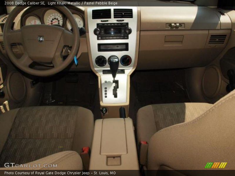 Light Khaki Metallic / Pastel Pebble Beige 2008 Dodge Caliber SE
