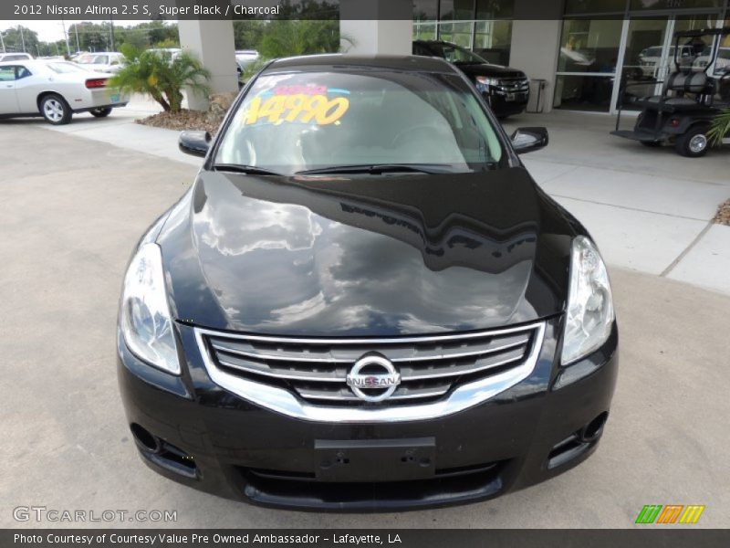 Super Black / Charcoal 2012 Nissan Altima 2.5 S