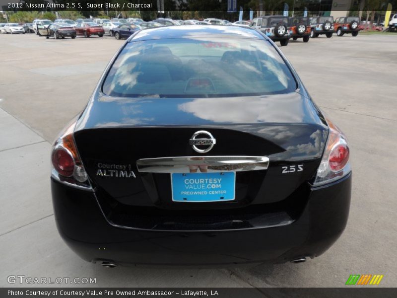 Super Black / Charcoal 2012 Nissan Altima 2.5 S