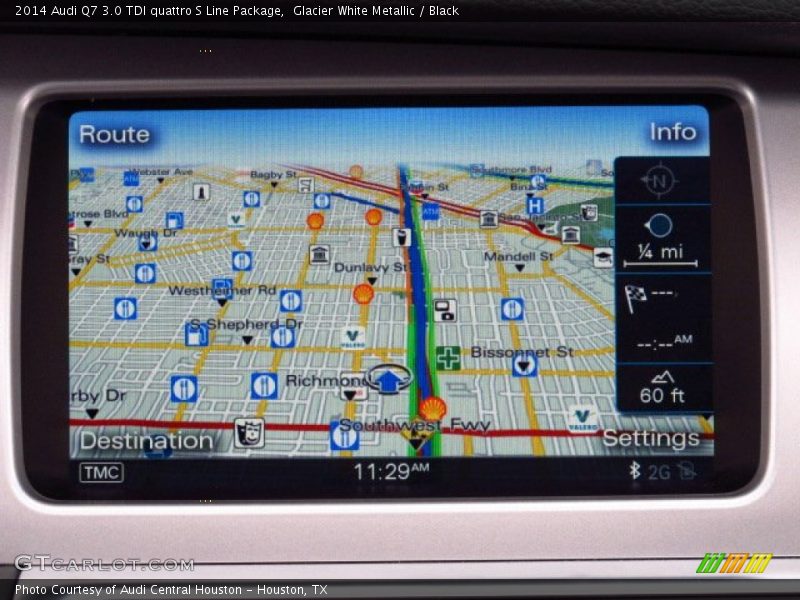 Navigation of 2014 Q7 3.0 TDI quattro S Line Package