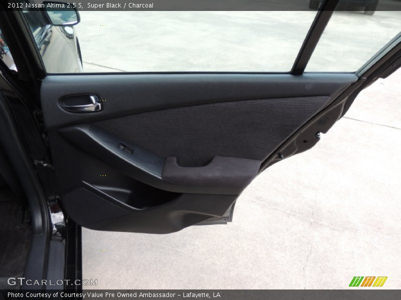 Super Black / Charcoal 2012 Nissan Altima 2.5 S