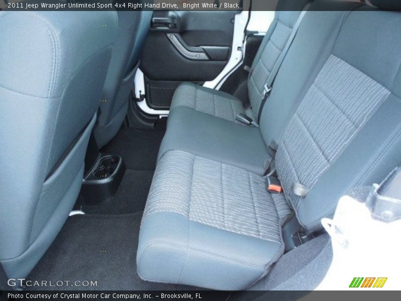 Rear Seat of 2011 Wrangler Unlimited Sport 4x4 Right Hand Drive