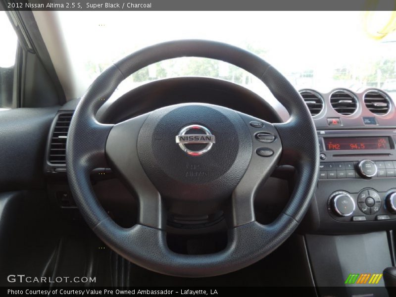 Super Black / Charcoal 2012 Nissan Altima 2.5 S