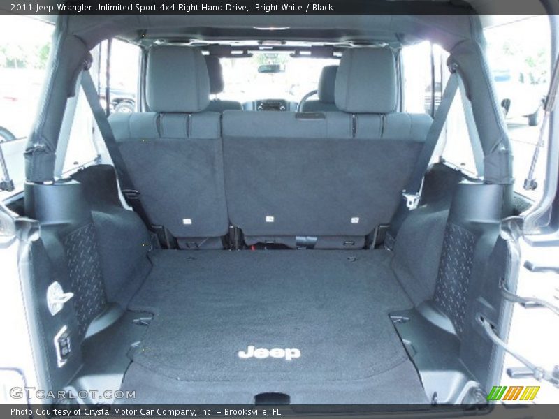  2011 Wrangler Unlimited Sport 4x4 Right Hand Drive Trunk