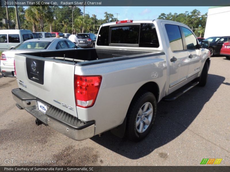 Radiant Silver / Charcoal 2010 Nissan Titan SE Crew Cab