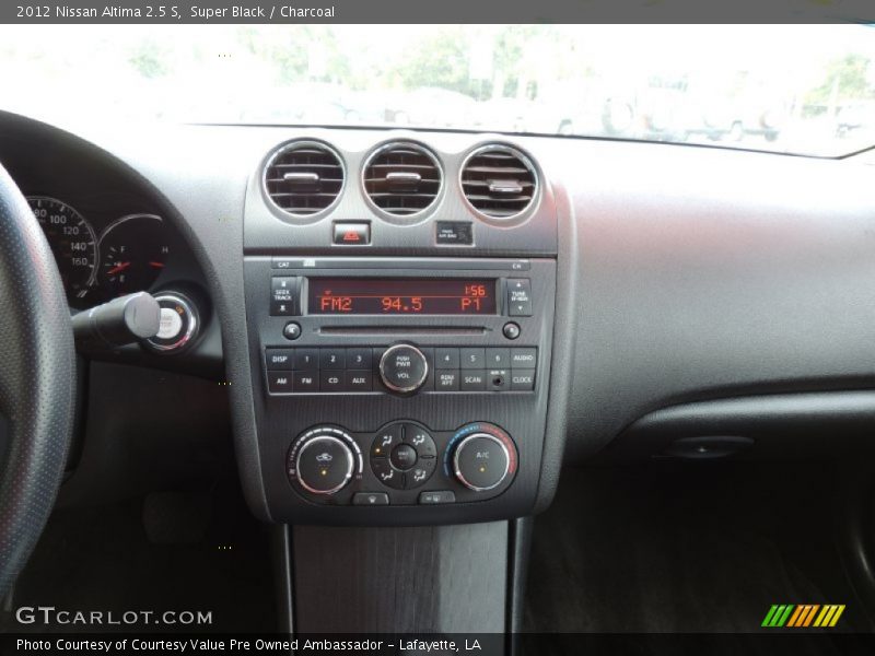 Super Black / Charcoal 2012 Nissan Altima 2.5 S