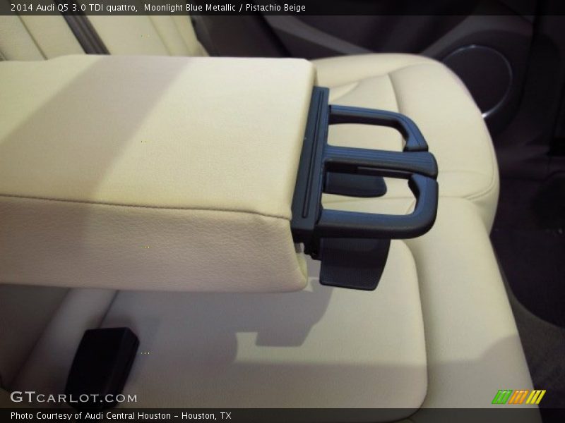 Moonlight Blue Metallic / Pistachio Beige 2014 Audi Q5 3.0 TDI quattro