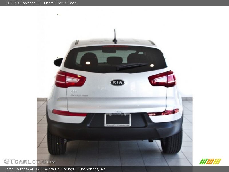 Bright Silver / Black 2012 Kia Sportage LX