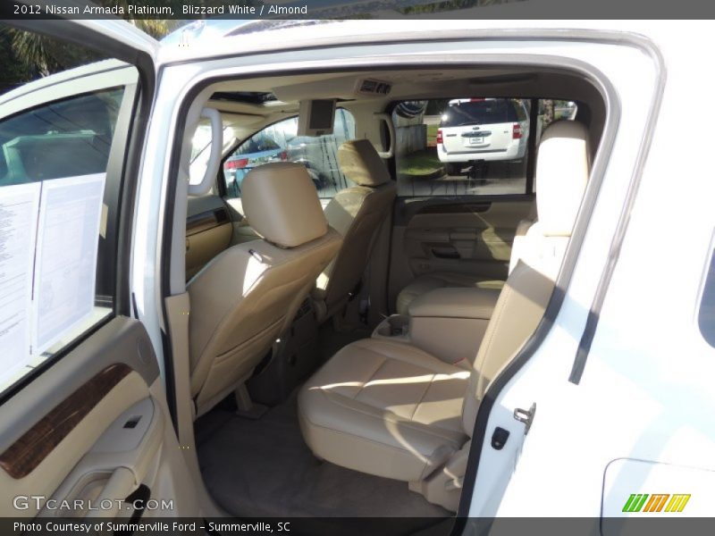 Blizzard White / Almond 2012 Nissan Armada Platinum
