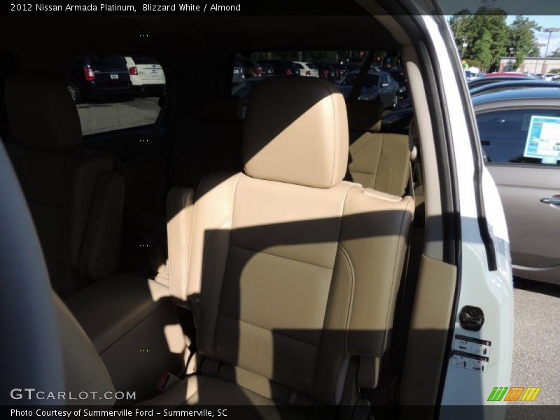 Blizzard White / Almond 2012 Nissan Armada Platinum