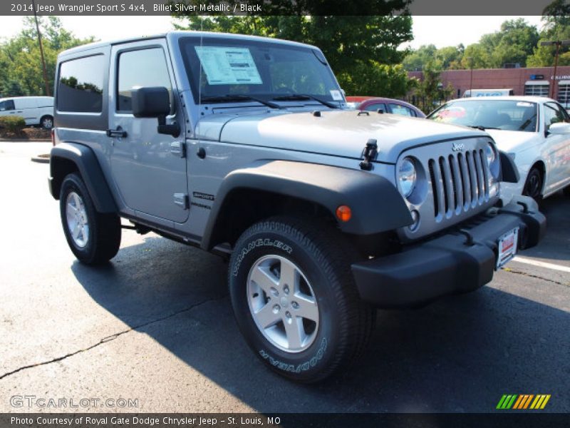 Billet Silver Metallic / Black 2014 Jeep Wrangler Sport S 4x4