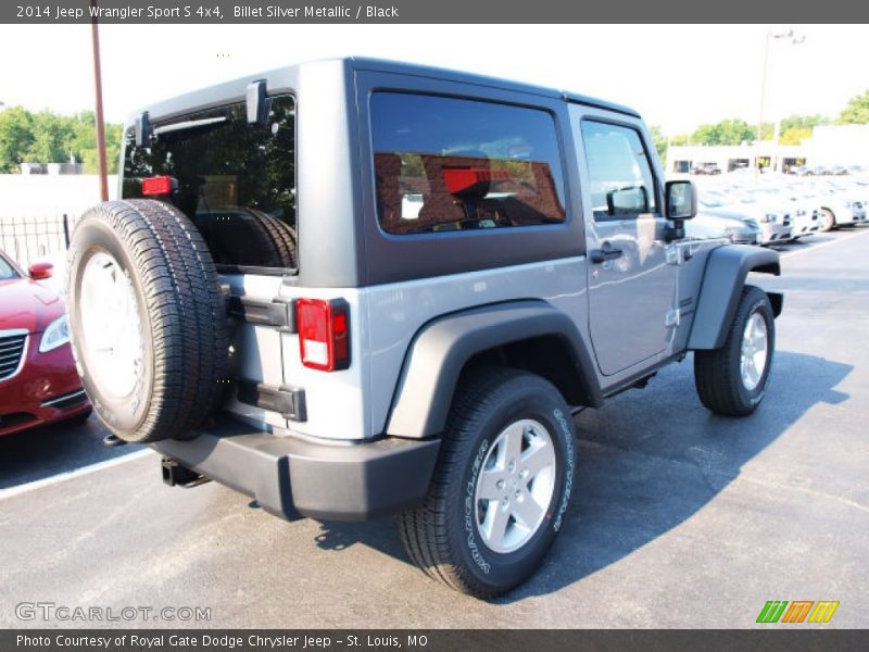 Billet Silver Metallic / Black 2014 Jeep Wrangler Sport S 4x4