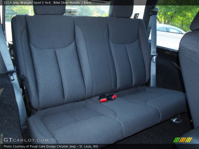 Rear Seat of 2014 Wrangler Sport S 4x4