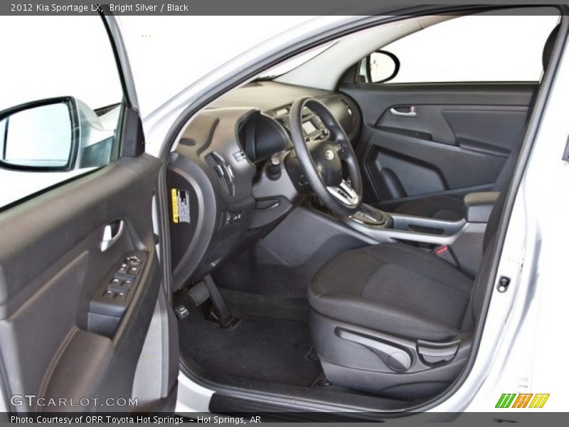 Bright Silver / Black 2012 Kia Sportage LX