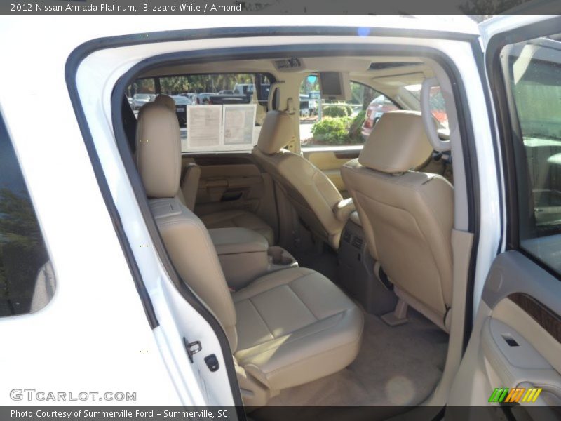 Blizzard White / Almond 2012 Nissan Armada Platinum