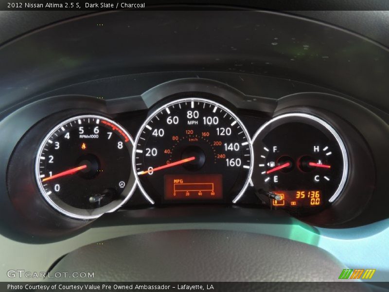 Dark Slate / Charcoal 2012 Nissan Altima 2.5 S