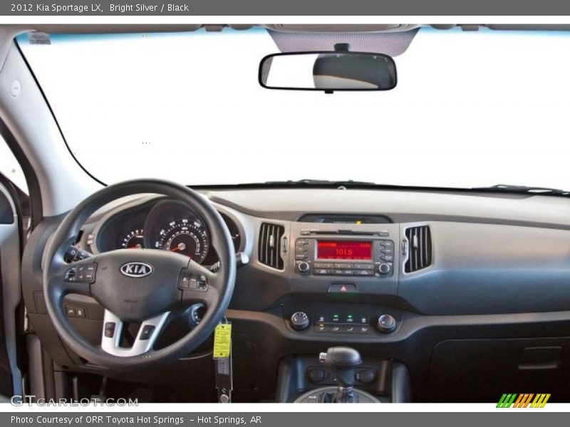 Bright Silver / Black 2012 Kia Sportage LX