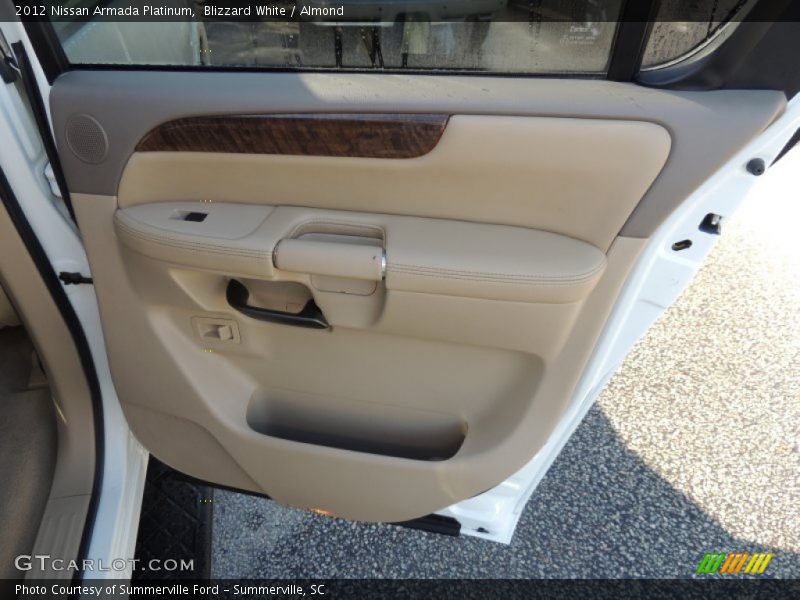 Blizzard White / Almond 2012 Nissan Armada Platinum