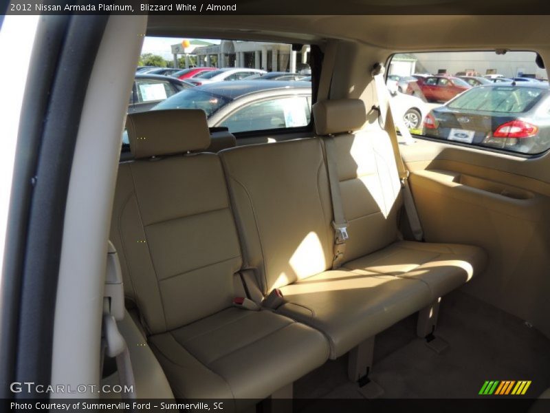 Blizzard White / Almond 2012 Nissan Armada Platinum