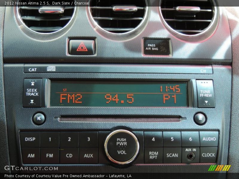 Dark Slate / Charcoal 2012 Nissan Altima 2.5 S