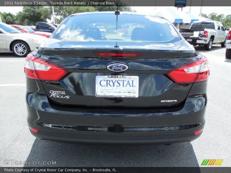 Tuxedo Black Metallic / Charcoal Black 2012 Ford Focus S Sedan