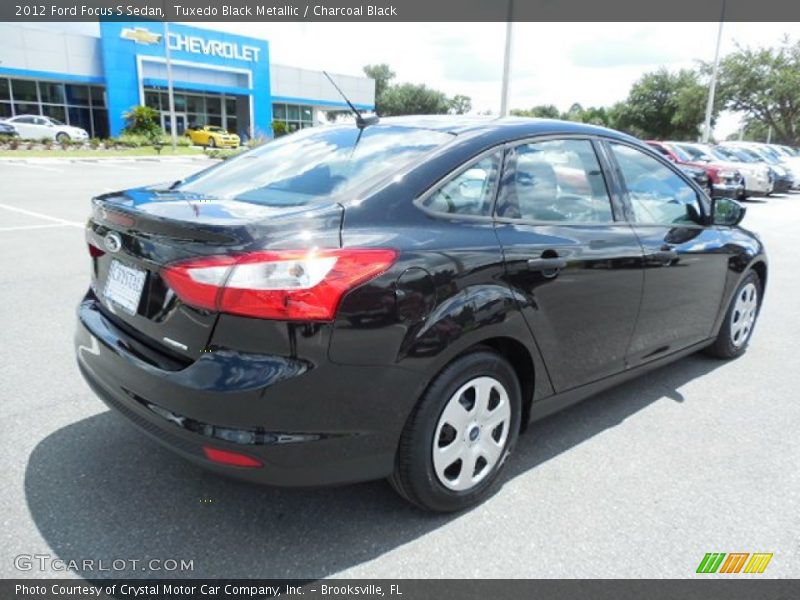 Tuxedo Black Metallic / Charcoal Black 2012 Ford Focus S Sedan