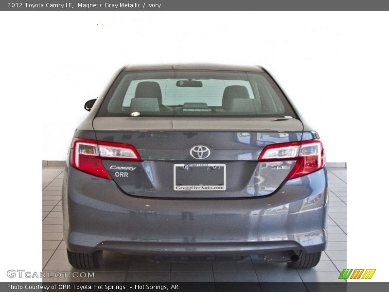 Magnetic Gray Metallic / Ivory 2012 Toyota Camry LE