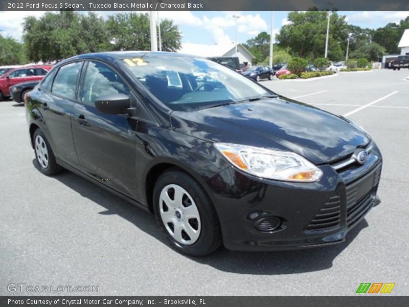 Tuxedo Black Metallic / Charcoal Black 2012 Ford Focus S Sedan