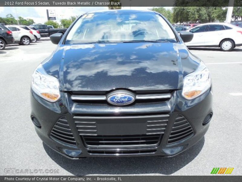 Tuxedo Black Metallic / Charcoal Black 2012 Ford Focus S Sedan