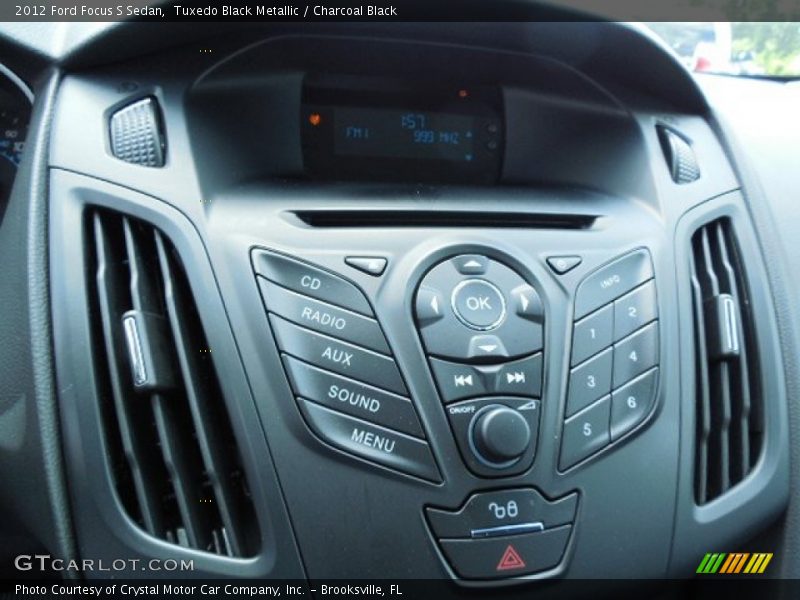 Tuxedo Black Metallic / Charcoal Black 2012 Ford Focus S Sedan