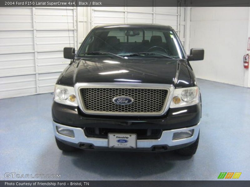 Black / Black 2004 Ford F150 Lariat SuperCrew 4x4
