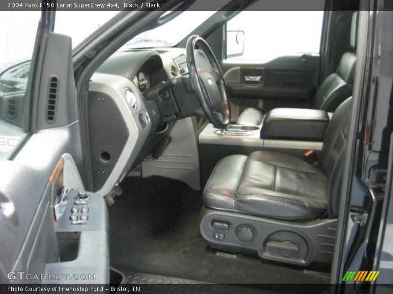 Black / Black 2004 Ford F150 Lariat SuperCrew 4x4