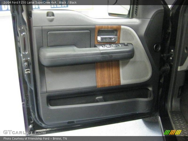 Black / Black 2004 Ford F150 Lariat SuperCrew 4x4
